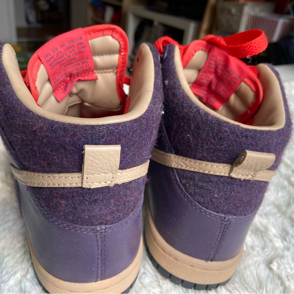 Dark purple / orange SB Nike Dunks - Picture 5 of 6